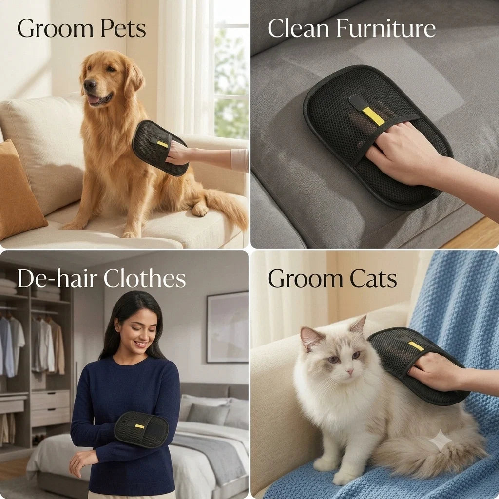 FurGo™- Pet Hair Remover | Washable | Multi-Surface Cleaning
